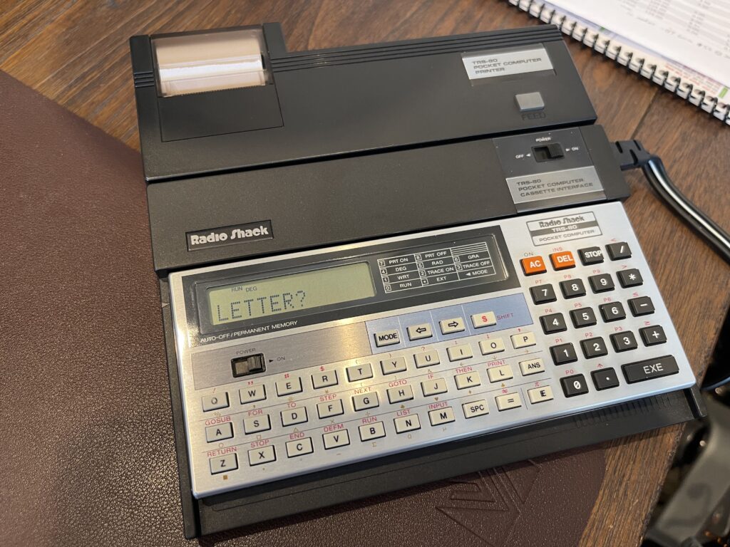 PC-4 with Printer and Cassette